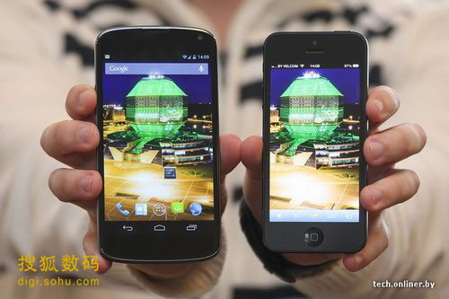 ,Google,Apple,谷歌新Nexus手机高清多图曝光 配Android 4.1.2 