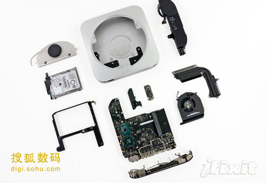 ,Apple,2012款苹果Mac mini拆解: 升级/维修难度低
