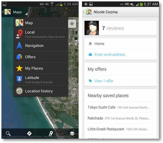 ,Google,盘点：全新Android版谷歌地图五个使用手势小技巧