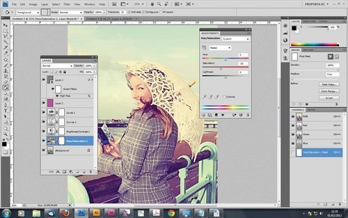 PS简单快速调出温暖的复古怀旧照片效果