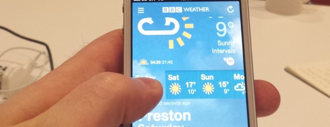 ,互联网,BBC又出新程序：适于IOS和Andriod的单机天气应用程序面世啦！