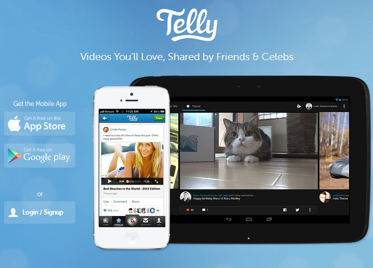 ,互联网,社交视频应用Telly确认融资340万美元