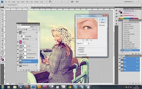 PS简单快速调出温暖的复古怀旧照片效果
