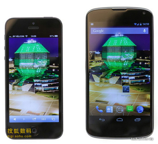 ,Google,Apple,谷歌新Nexus手机高清多图曝光 配Android 4.1.2 