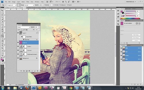 PS简单快速调出温暖的复古怀旧照片效果