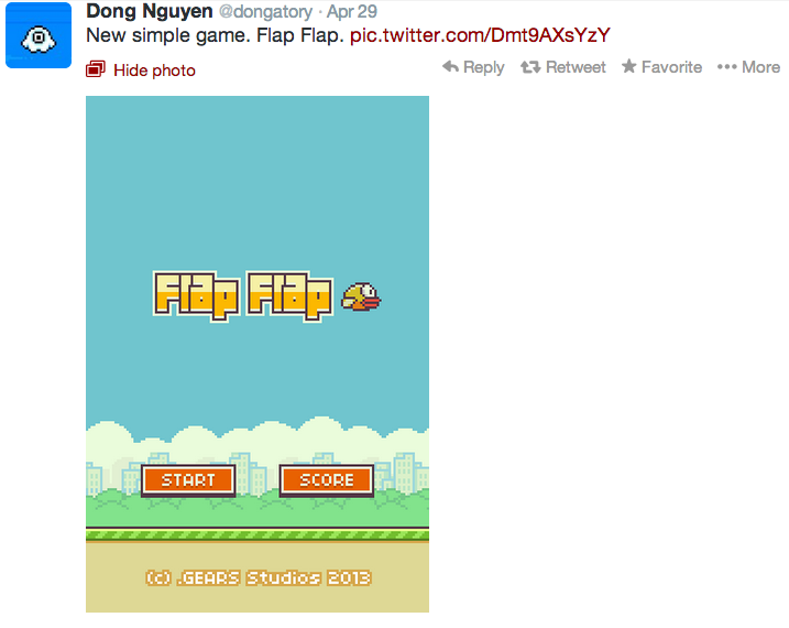 揭秘“Flappy Bird”之死:日赚5万美元的程序员“恨”自己开发的游戏