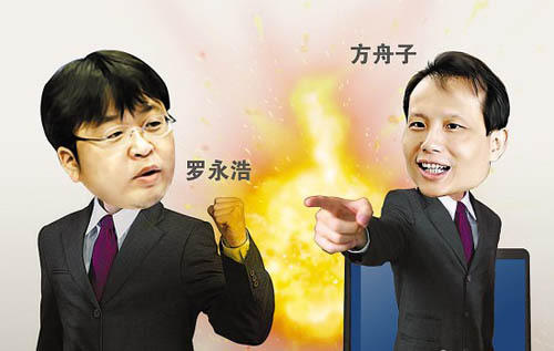 ,网民,锤子手机罗永浩：与方舟子恩怨纠缠不清