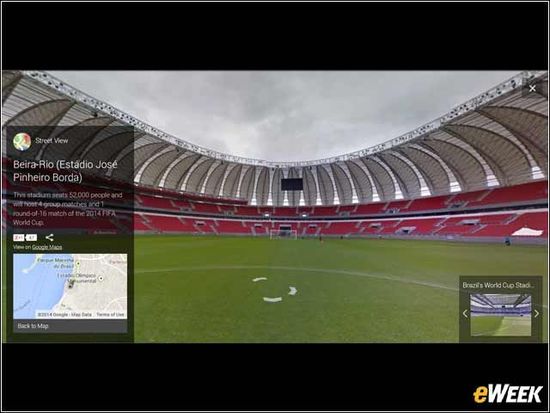 ,Google,谷歌街景带你全角度观赏12个世界杯球场