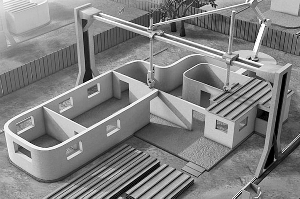 一天“打印”一套房——“轮廓工艺”3D打印技术