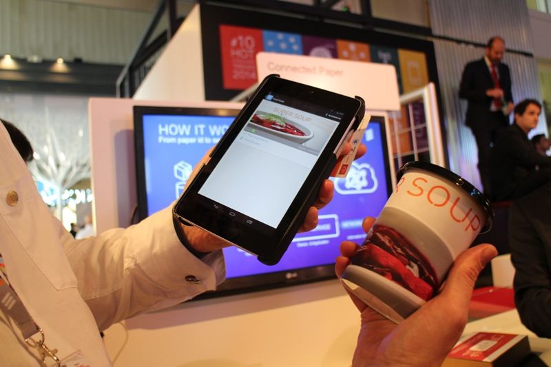 ,智能手机,平板电脑,MWC观察:纸都能联网了 下一个联网的设备会是什么?