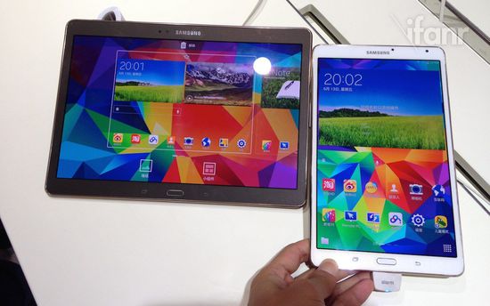 ,平板电脑,三星Galaxy Tab S系列入驻中国 对抗iPad强劲有力