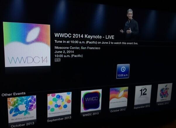 ,智能电视,Apple,苹果将在Apple TV机顶盒上现场 直播WWDC