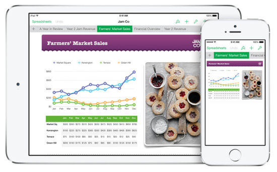 ,平板电脑,Apple,Microsoft,无惧iPad版Office 苹果更新iWork套装