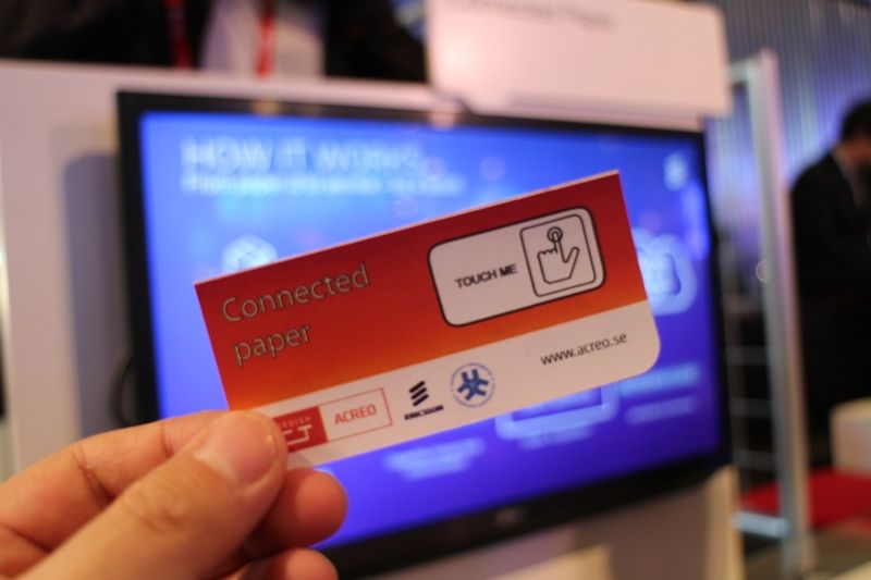 ,智能手机,平板电脑,MWC观察:纸都能联网了 下一个联网的设备会是什么?