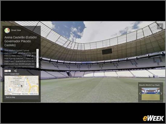 ,Google,谷歌街景带你全角度观赏12个世界杯球场