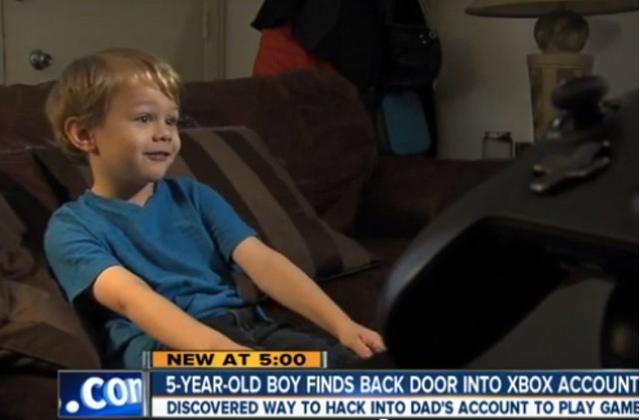 ,Microsoft,美5岁男孩发现Xbox One漏洞 无需密码登录他人账户