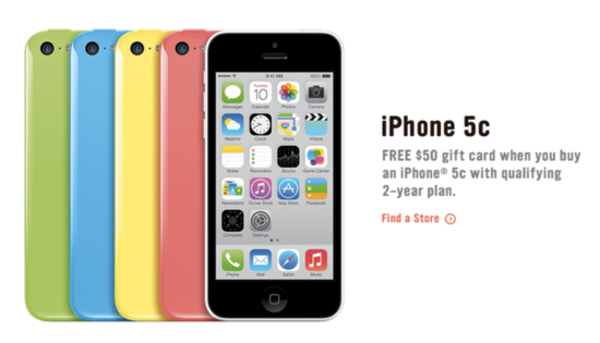 ,Apple,市场热情不足 iPhone 5c降价销售