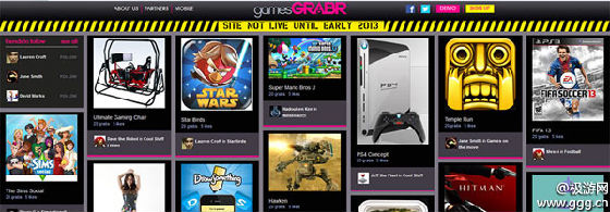 ,互联网,gamesGRABR，游戏界的Pinterest