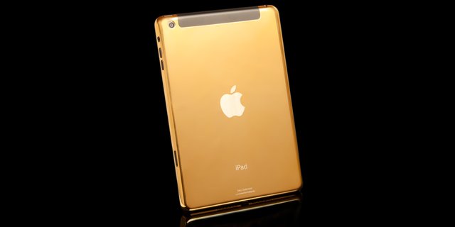 ,平板电脑,真金白银的土豪金iPad Air和iPad Mini