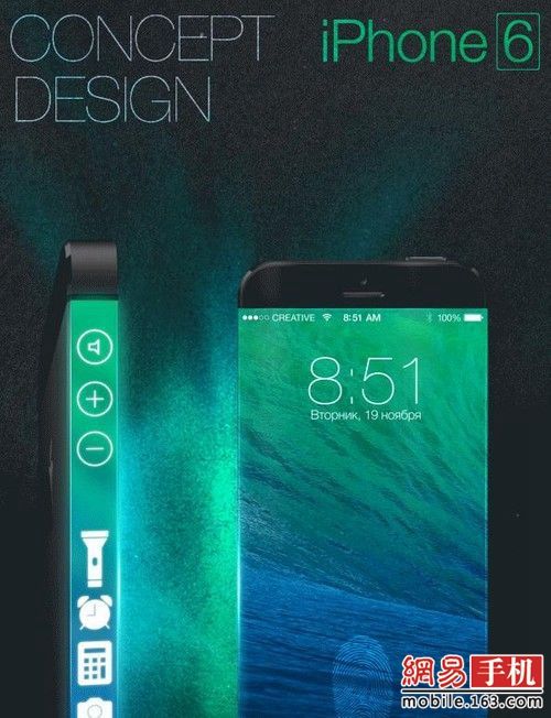 ,互联网,奇葩iPhone 6概念图：三面显示屏不实用