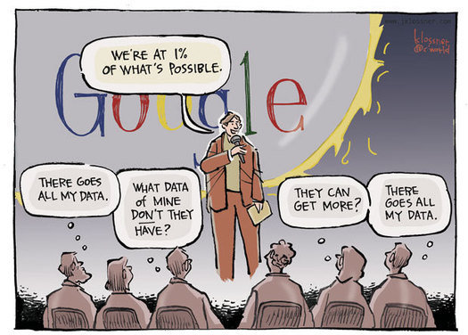 ,Microsoft,Google,信息科技,Apple,智能手机,操作系统,趋势网盘点：漫画2013年IT大事件