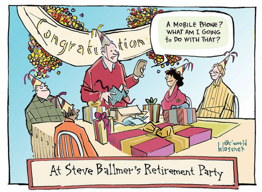 ,Microsoft,Google,信息科技,Apple,智能手机,操作系统,趋势网盘点：漫画2013年IT大事件