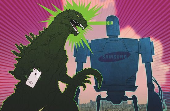 97180190.jpg ,Apple,智能手机,Google,平板电脑,2014年手机市场——巨头难过,用户受益