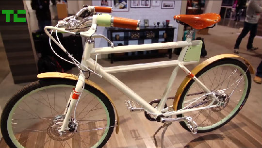 QQ截图20140109101008.png ,互联网,Faraday时尚电动自行车 “奢华”的骑行体验