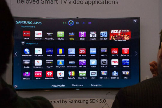 ,平板电脑,即时通讯,CES热门：曲面电视大揭秘