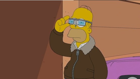 20140128035304226.jpg 《辛普森一家》恶搞谷歌眼镜 引发隐私保护的思考