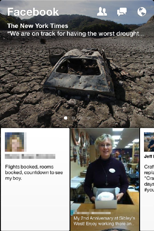 Facebook新应用Paper：为动态消息换新衣