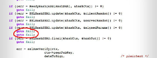 安全漏洞：苹果犯了可怕的错误