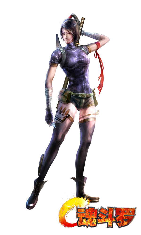 图3:《魂斗罗进化革命》主角原画.jpg ,极客,借我一条命 《魂斗罗》经典对白回味