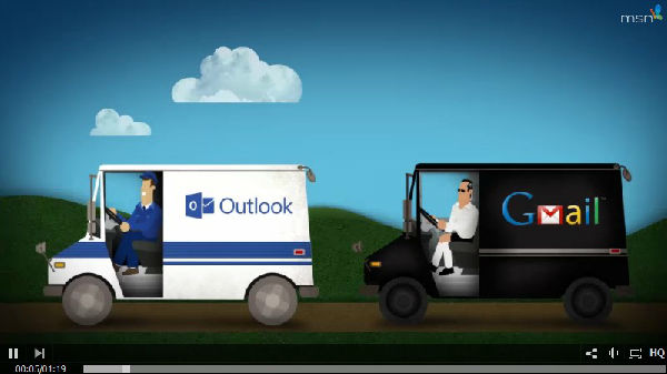 ,Google,Microsoft,奇虎,Outlook黑谷歌：微软从Gmail抢夺客户的新手段今日出炉！