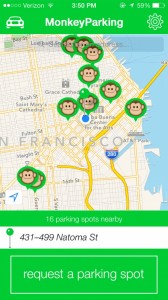 MonkeyParking.jpg ,Apple,旧金山叫停竞拍停车车位