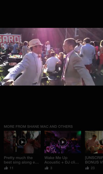 facebook-video-player-dimmed (1).png ,并购重组,Facebook,Facebook新推移动视频播放器 有意往电视频道发展