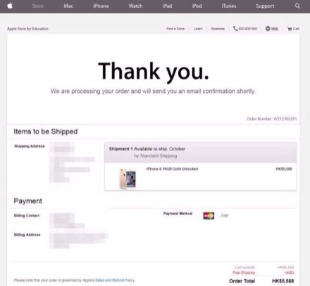 ,Apple,并购重组,成功抢购港货iPhone6 Plus技巧交流：自提 代取 付款 信用 卡