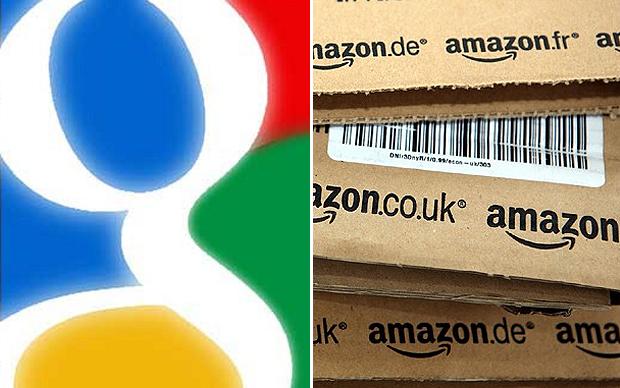 ,Google,Amazon,谷歌 亚马逊争锋