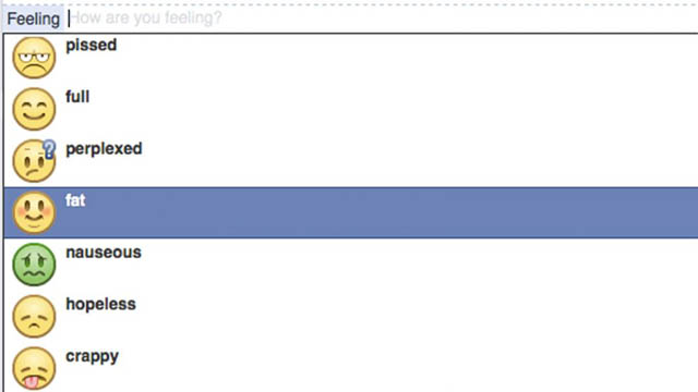 ,Facebook,Twitter,社交网络,Facebook向社会压力妥协：去除“感到肥胖”表情
