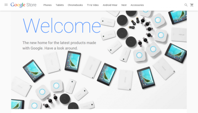 ,Google,平板电脑,谷歌发布Google Store，用户可购买硬件或更新
