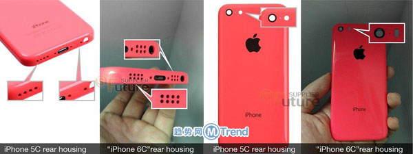 ,Apple,iPhone 6c爆照：与iPhone5C iPhone6有什么区别变化？