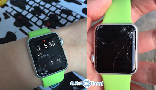,Apple,苹果手表容易摔坏吗：AppleWatch屏幕碎了怎么修多少钱