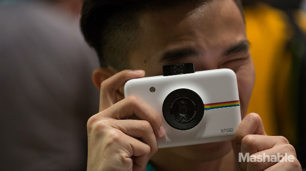 mashable_IFA2015_pepcom-61.jpg ,数码电子,上市交易,新一代宝丽来Snap拍立得 演绎低价的奢华?