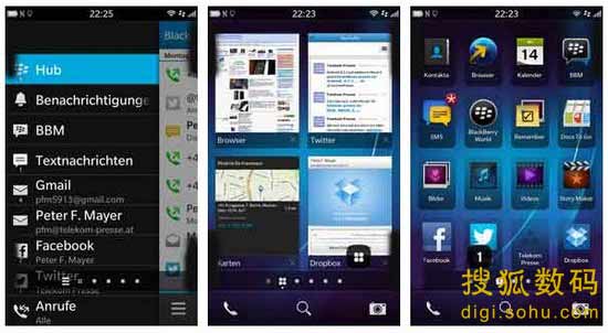 ,即时通讯,全触屏手机黑莓Z10配置测评：弱光拍摄性能优
