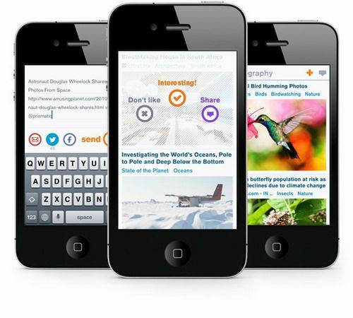 ,Twitter,传媒文创,移动应用,社交网络,浏览器,Prismatic：让移动 新闻 阅读更加吸引人