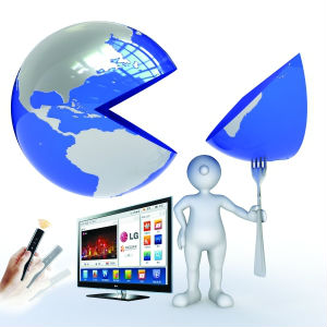 136600681.jpg ,智能电视,智能电视销量达1610万台 2013年将是蓬勃发展年