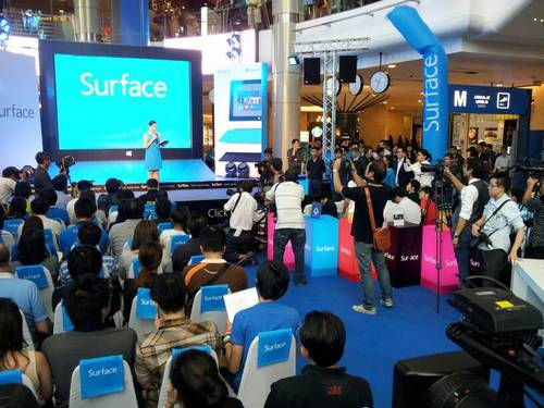 ,平板电脑,Microsoft,管理层,微软进军泰国互联网市场：Surface平板电脑抢滩登陆