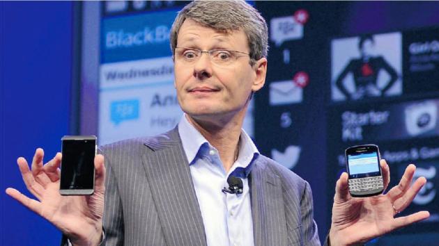 ,智能手机,黑莓：向左出售公司，向右倒闭破产