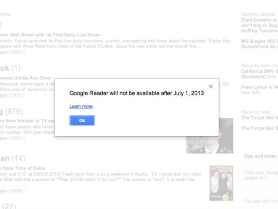 ,Google,社交网络,Google Reader之死：RSS工具们的回光返照