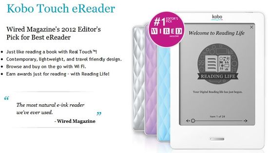 201207272033323f9e2.jpg ,Amazon,并购重组,网络零售商乐天Kobo Touch阅读器反响不佳